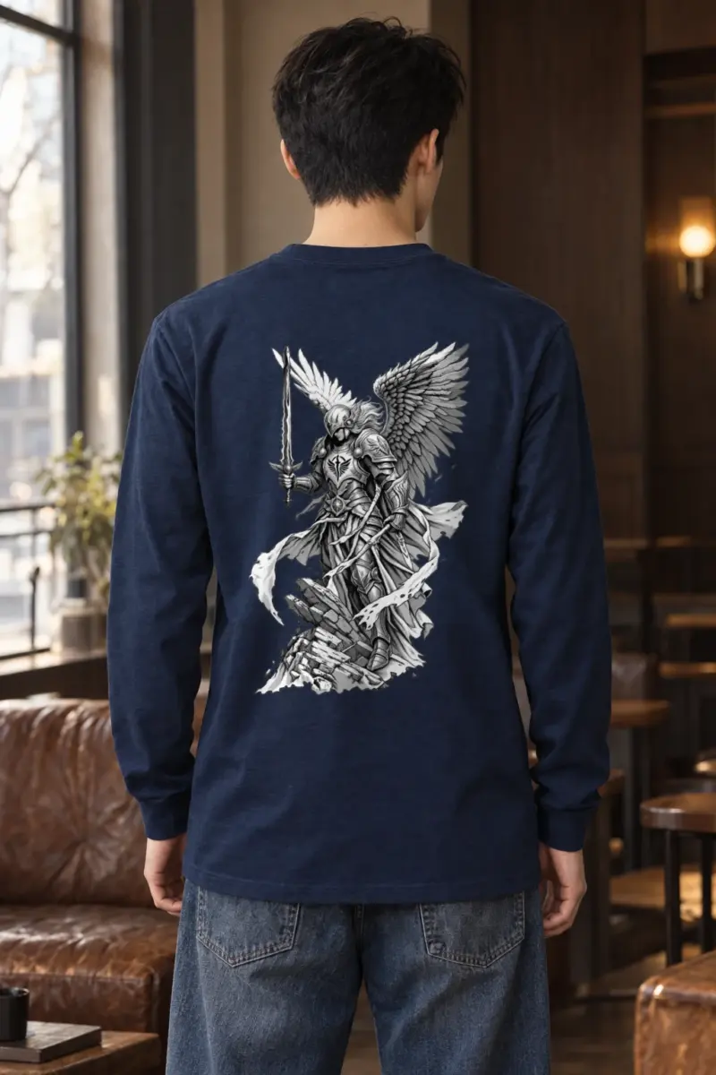 "Winged Angel Warrior" Unisex Longsleeve T-shirt