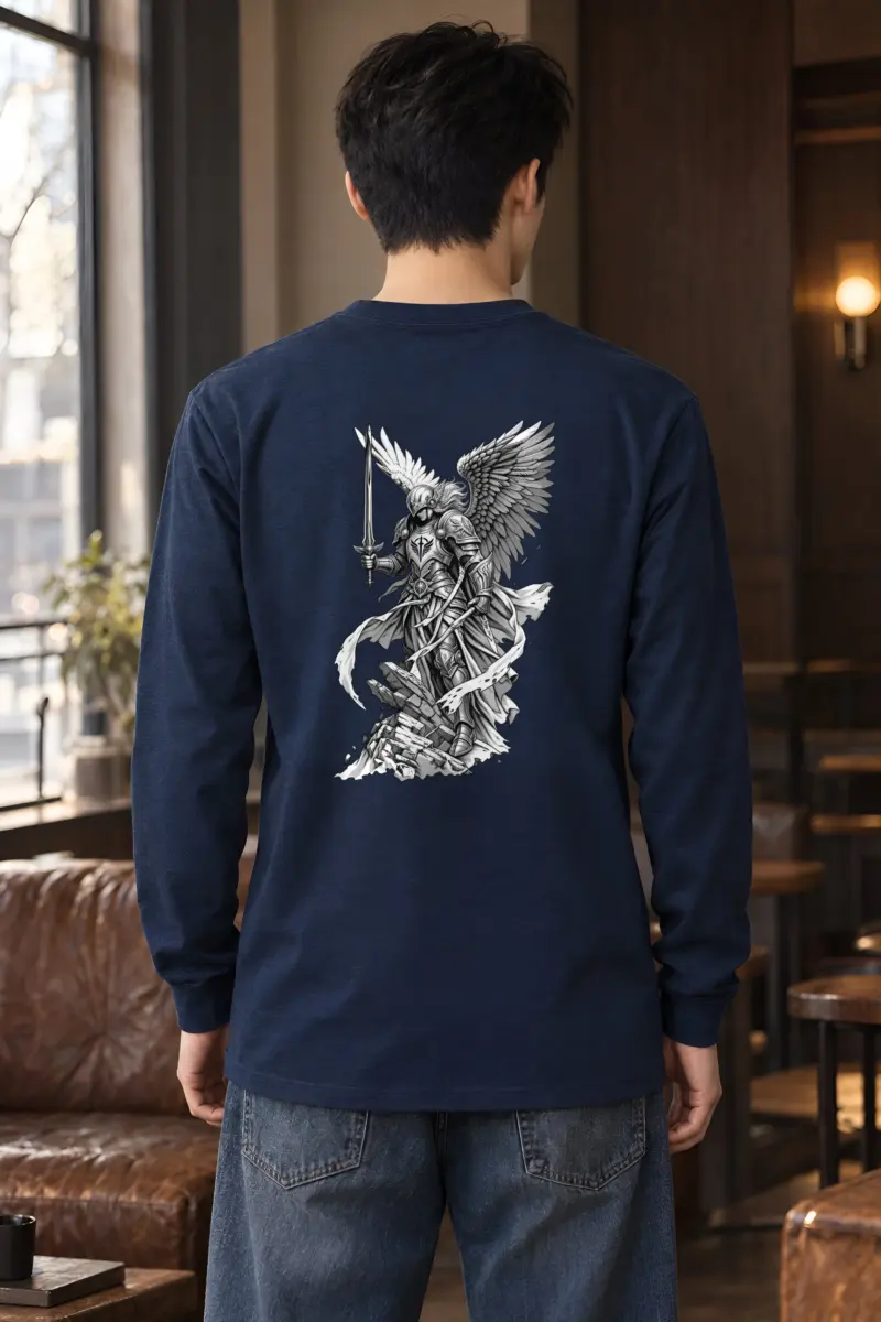 "Winged Angel Warrior" Unisex Longsleeve T-shirt