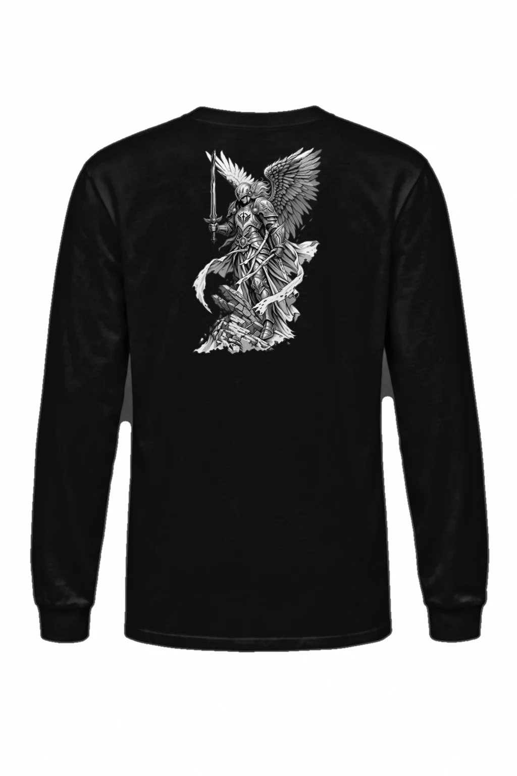"Winged Angel Warrior" Unisex Longsleeve T-shirt | Gildan 2400