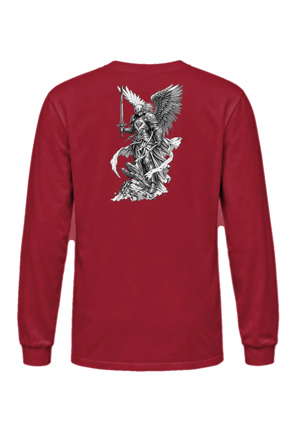 "Winged Angel Warrior" Unisex Longsleeve T-shirt | Gildan 2400