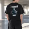 "Winged Freedom" Heavyweight Unisex Crewneck T-shirt | Gildan 5000