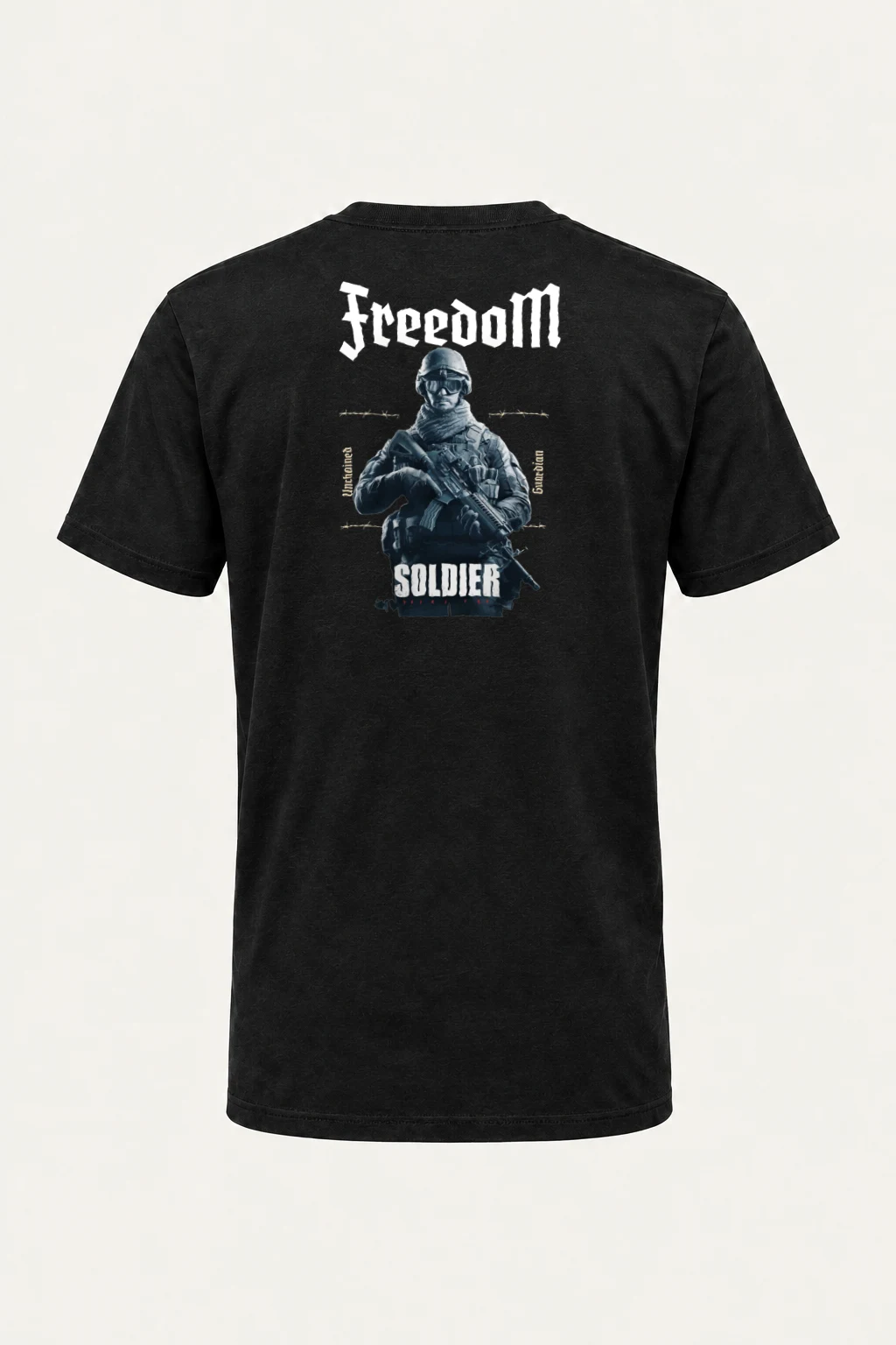 "Winged Freedom" Heavyweight Unisex Crewneck T-shirt | Gildan 5000