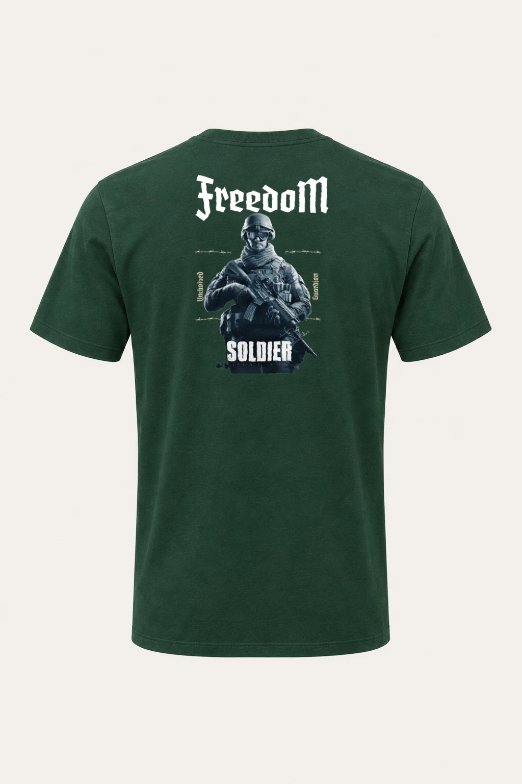 "Winged Freedom" Heavyweight Unisex Crewneck T-shirt | Gildan 5000