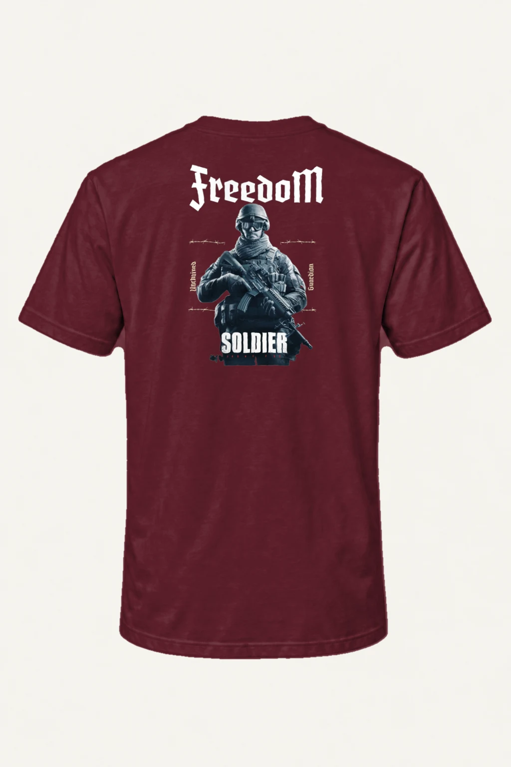 "Winged Freedom" Heavyweight Unisex Crewneck T-shirt | Gildan 5000