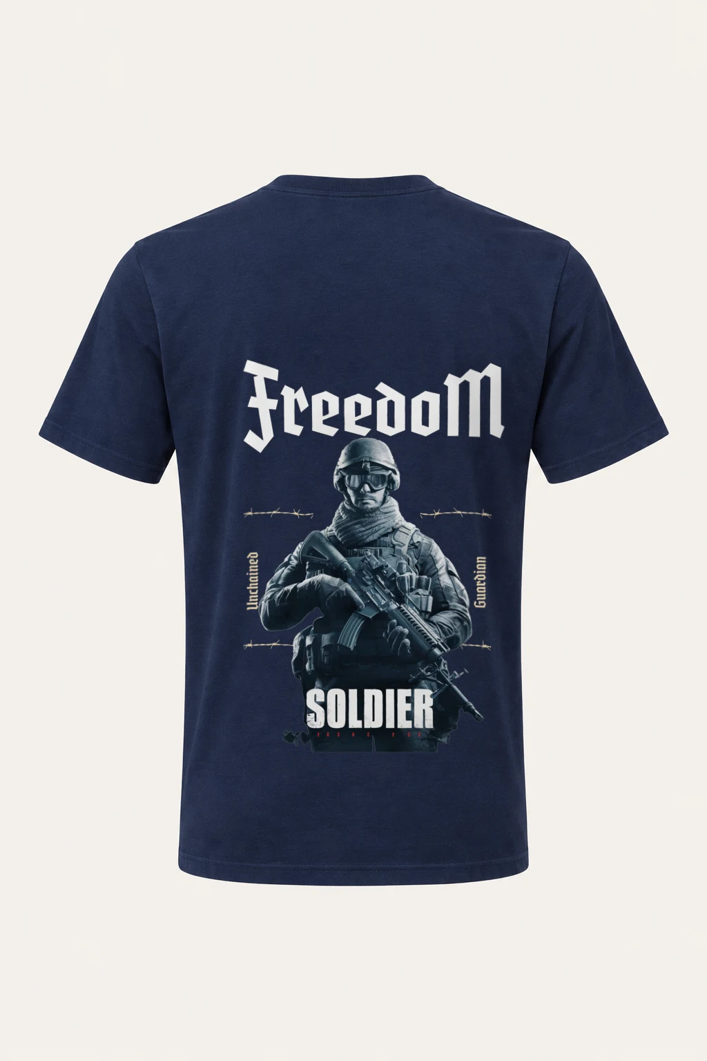 "Winged Freedom" Heavyweight Unisex Crewneck T-shirt | Gildan 5000