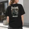 "Winged Freedom Soldier" Heavyweight Unisex Crewneck T-shirt | Gildan 5000