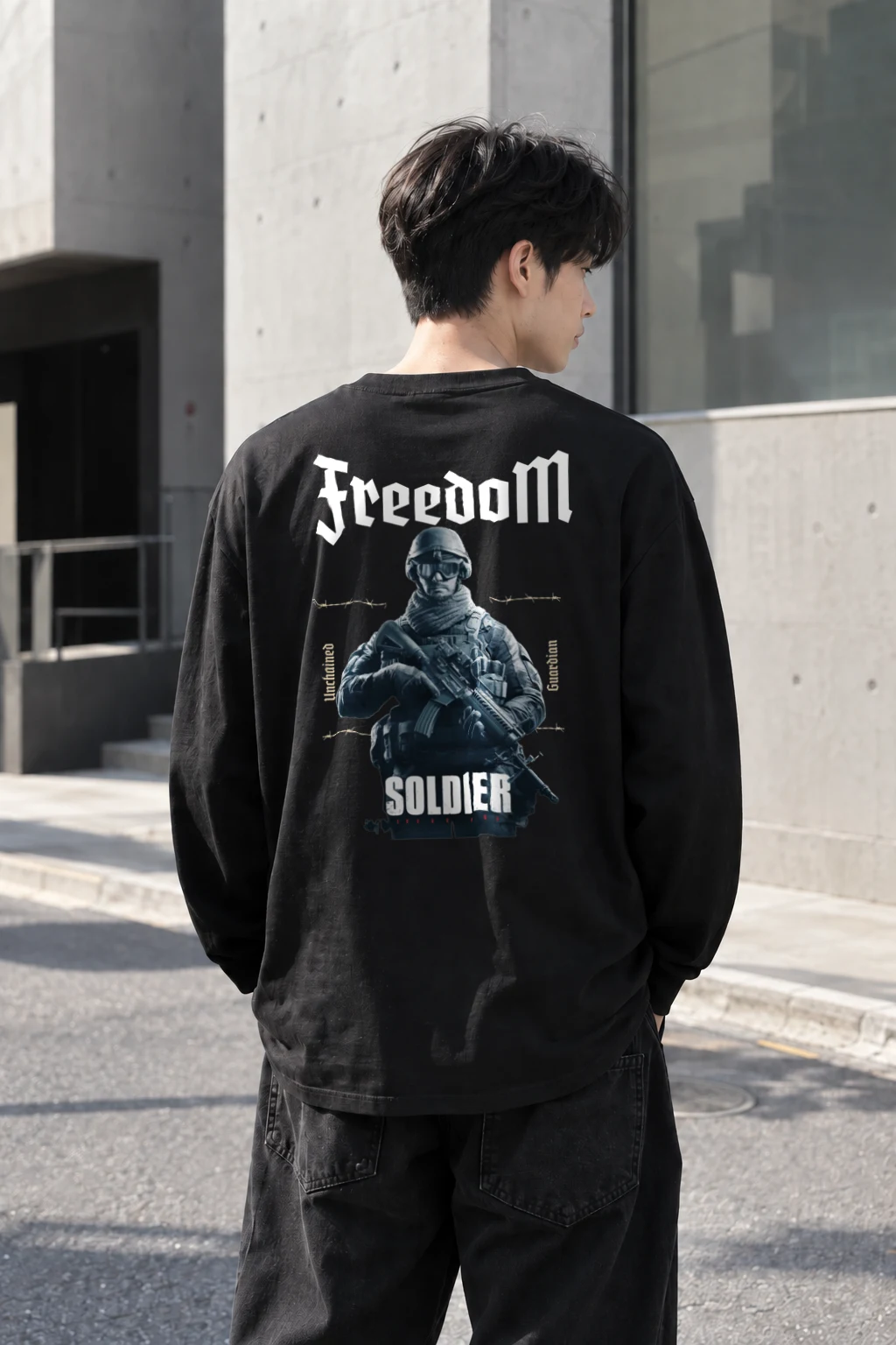 "Winged Freedom" Unisex Longsleeve T-shirt | Gildan 2400