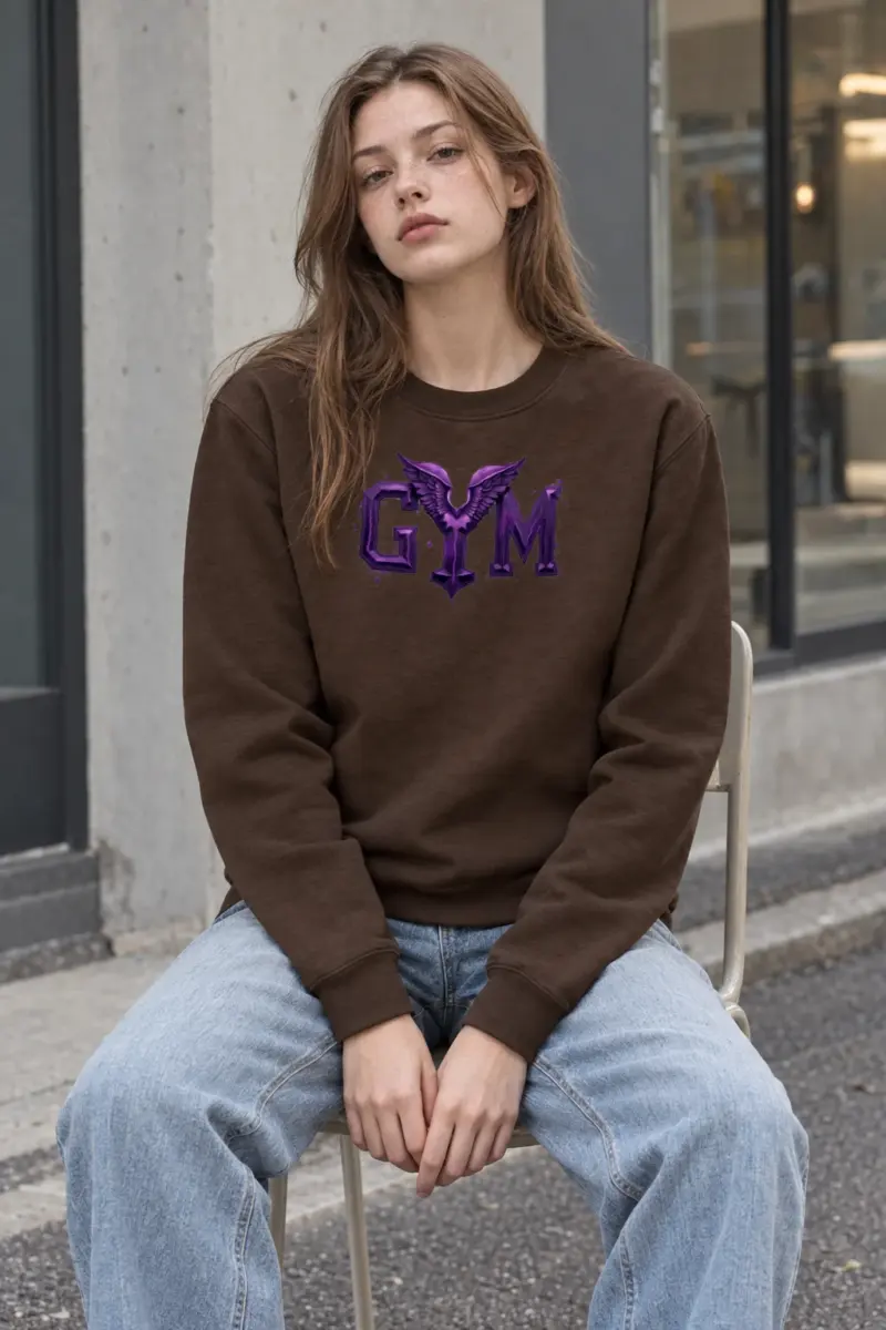 "Winged Gym" Heavy Blend Unisex Crewneck Sweatshirt
