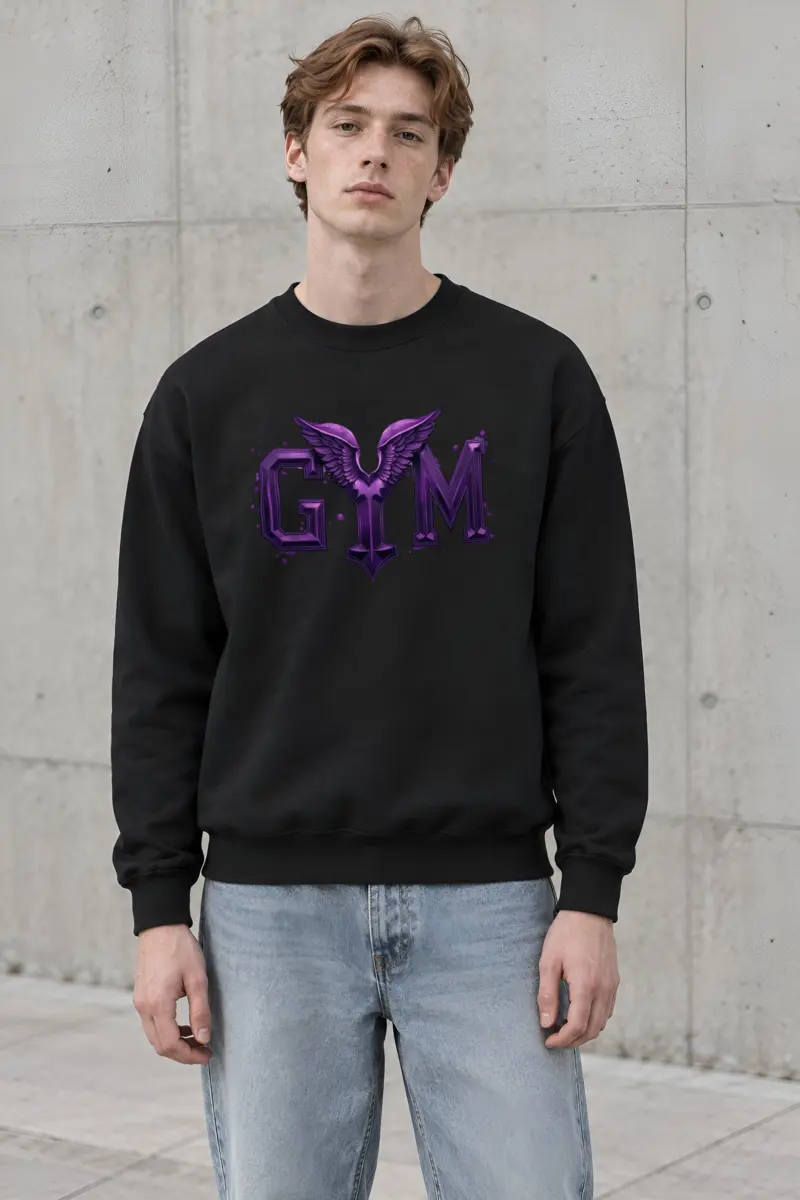 "Winged Gym" Heavy Blend Unisex Crewneck Sweatshirt