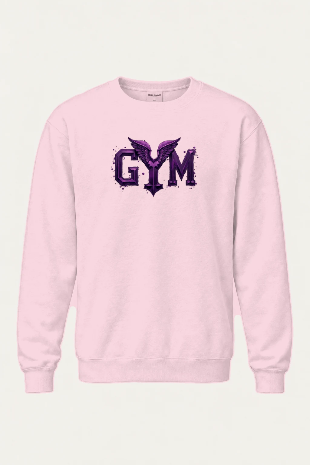 "Winged Gym" Heavy Blend Unisex Crewneck Sweatshirt | Gildan 18000