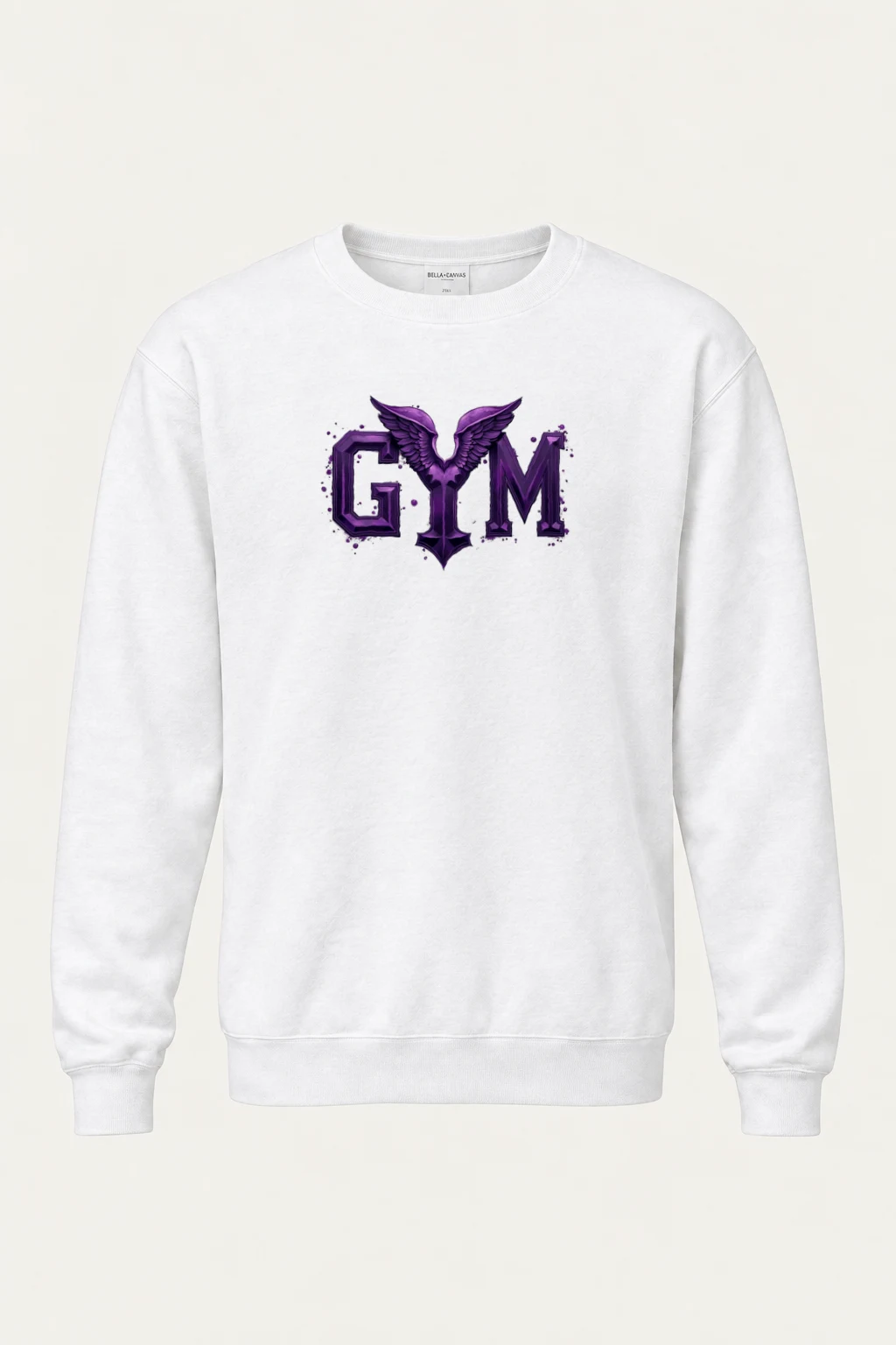 "Winged Gym" Heavy Blend Unisex Crewneck Sweatshirt | Gildan 18000