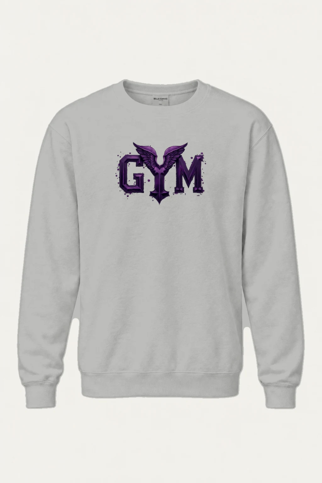 "Winged Gym" Heavy Blend Unisex Crewneck Sweatshirt | Gildan 18000