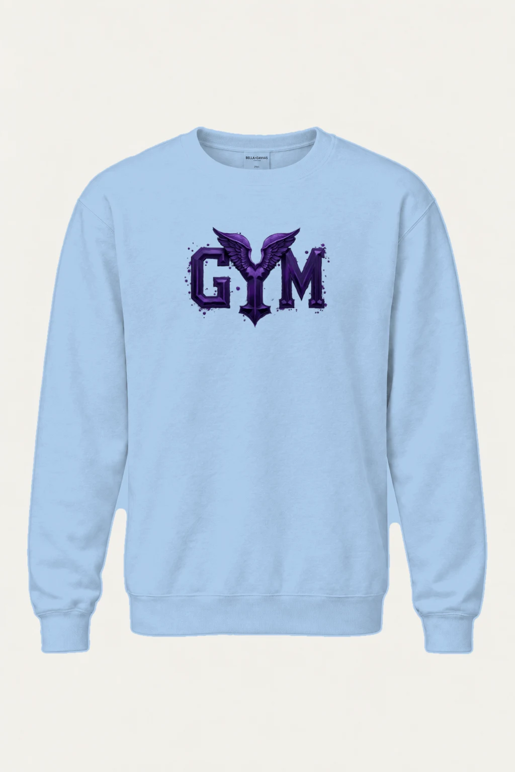 "Winged Gym" Heavy Blend Unisex Crewneck Sweatshirt | Gildan 18000