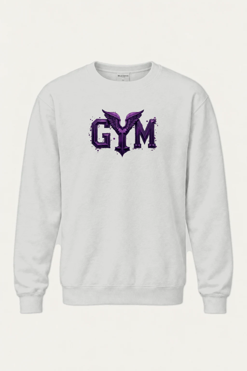 "Winged Gym" Heavy Blend Unisex Crewneck Sweatshirt | Gildan 18000