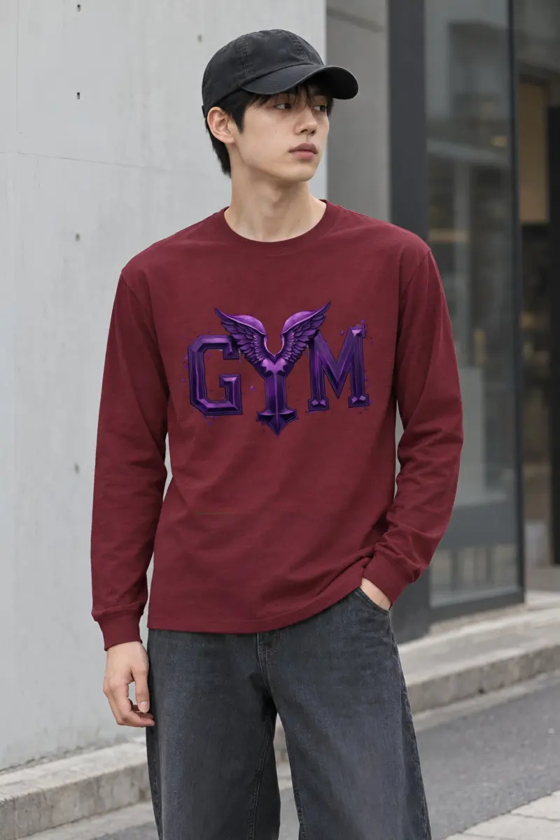 "Winged Gym" Unisex Longsleeve T-shirt