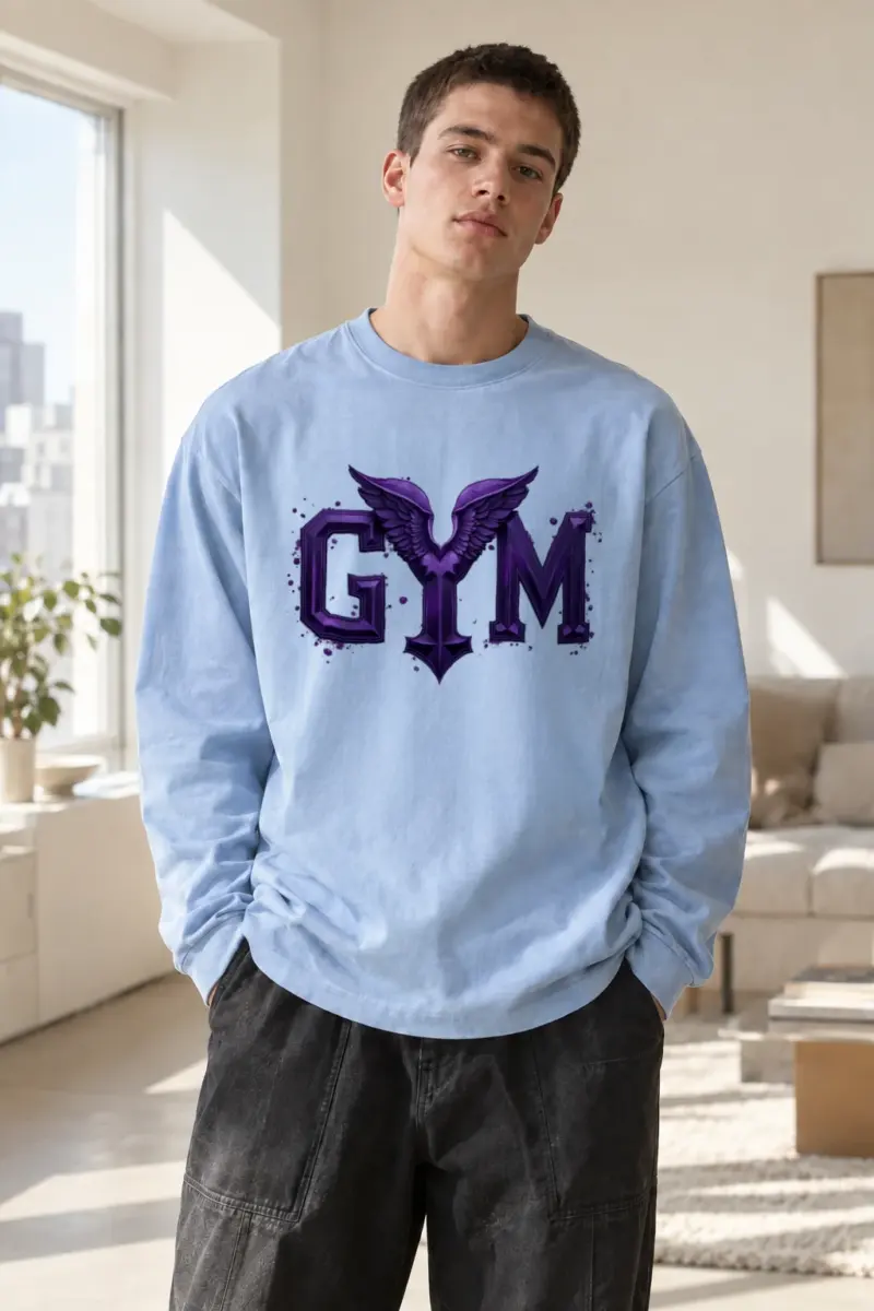 “Winged Gym” Unisex Longsleeve T-shirt | Gildan 2400