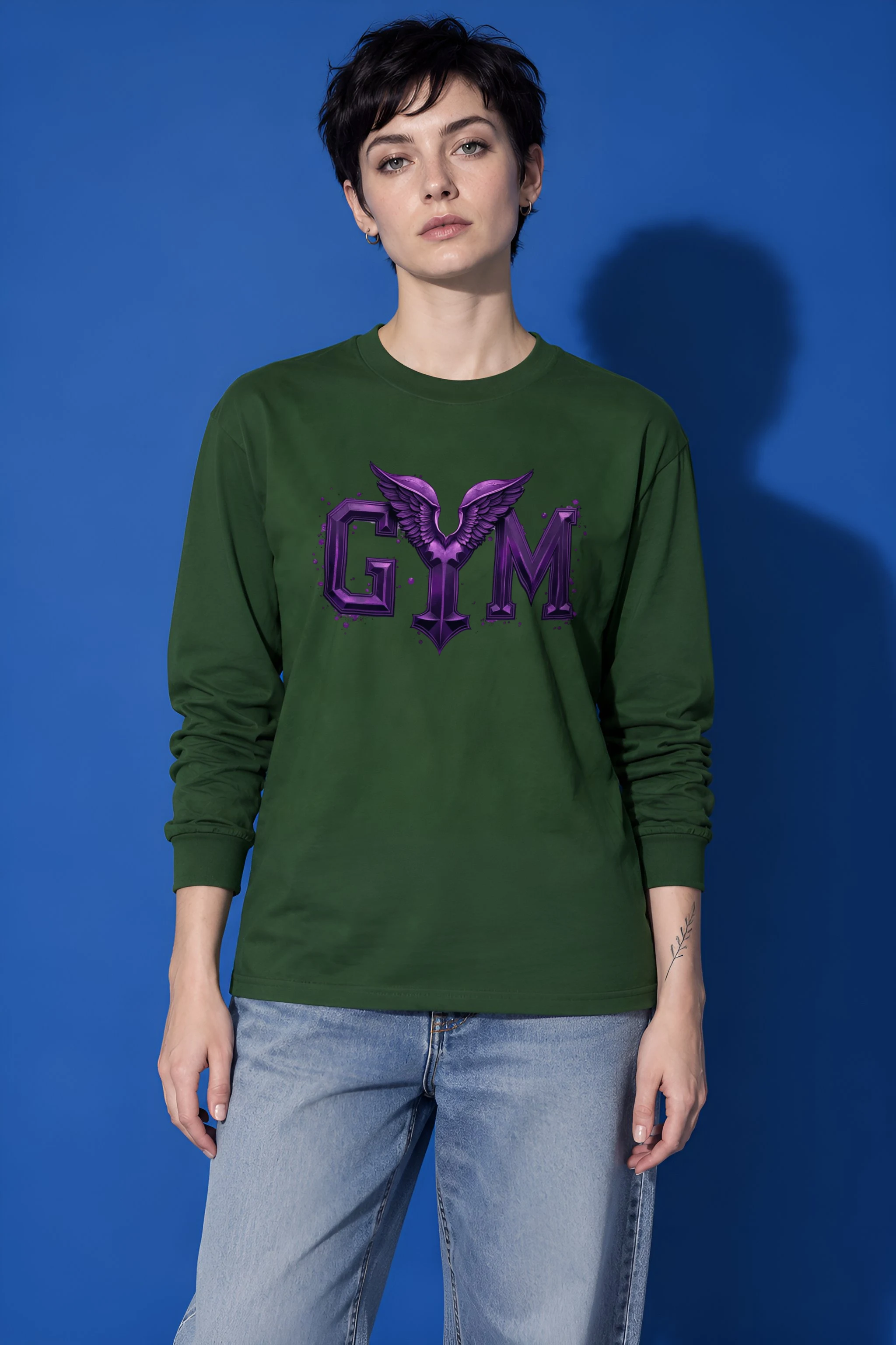 "Winged Gym" Unisex Longsleeve T-shirt