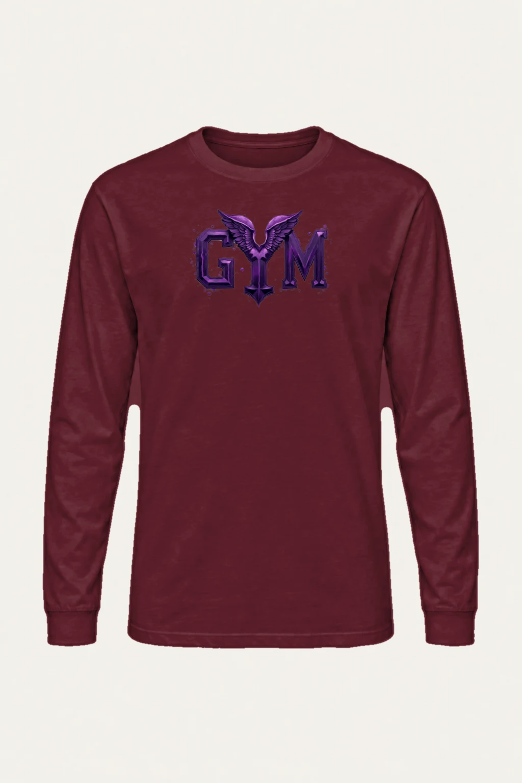 "Winged Gym" Unisex Longsleeve T-shirt | Gildan 2400
