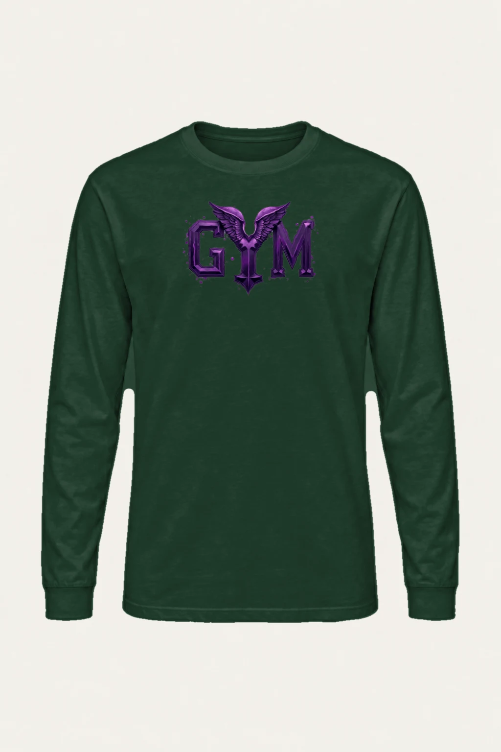 "Winged Gym" Unisex Longsleeve T-shirt | Gildan 2400