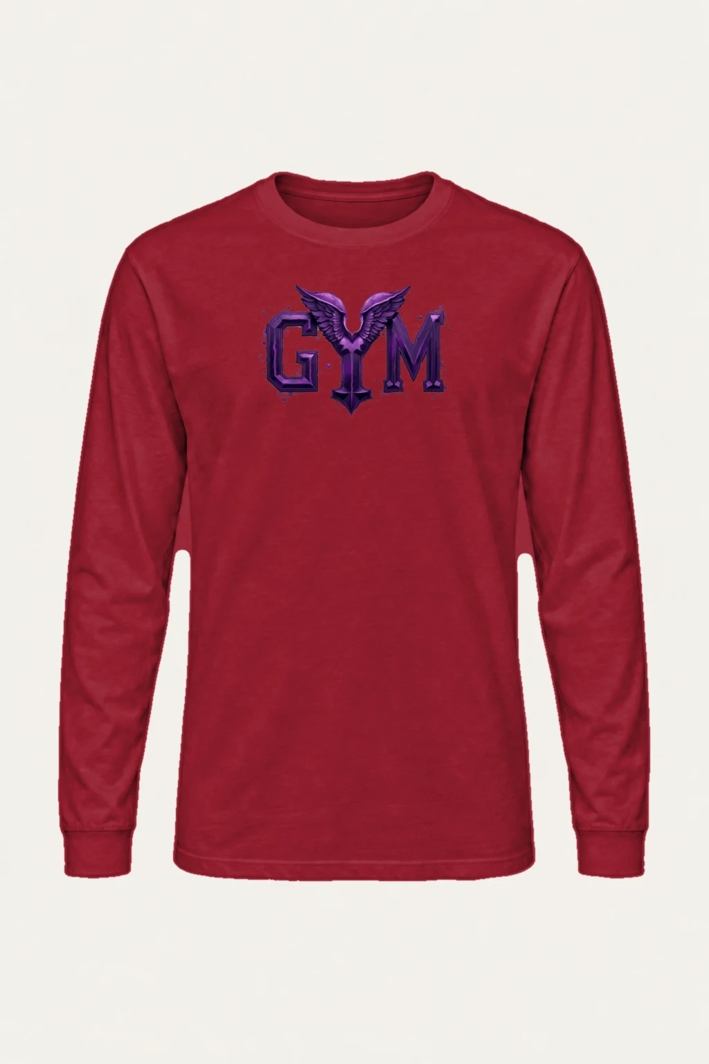 "Winged Gym" Unisex Longsleeve T-shirt | Gildan 2400