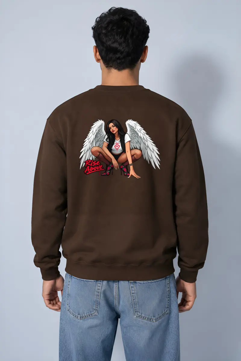 "Winged Resolve" Heavy Blend Unisex Crewneck Sweatshirt