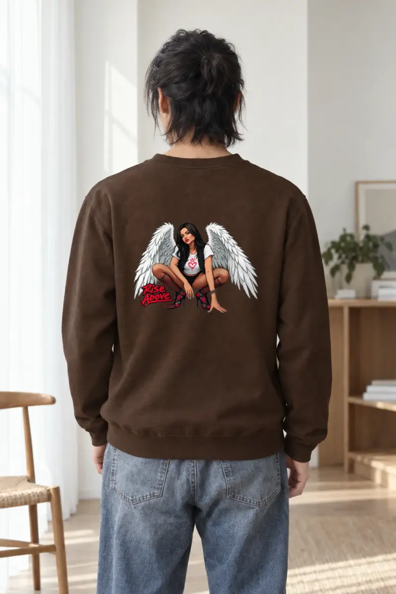 "Winged Resolve" Heavy Blend Unisex Crewneck Sweatshirt