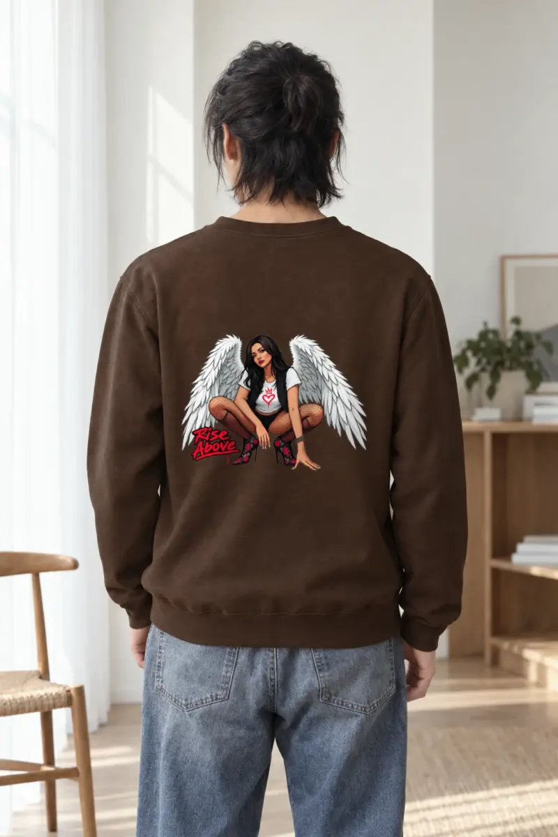 "Winged Resolve" Heavy Blend Unisex Crewneck Sweatshirt