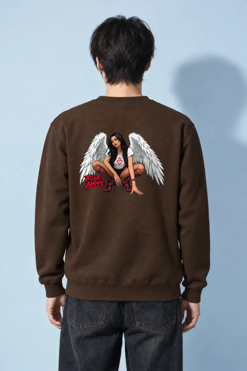 "Winged Resolve" Heavy Blend Unisex Crewneck Sweatshirt