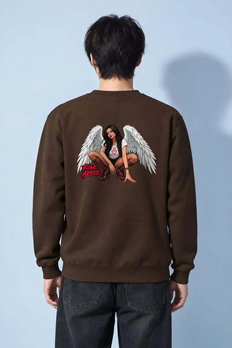 "Winged Resolve" Heavy Blend Unisex Crewneck Sweatshirt