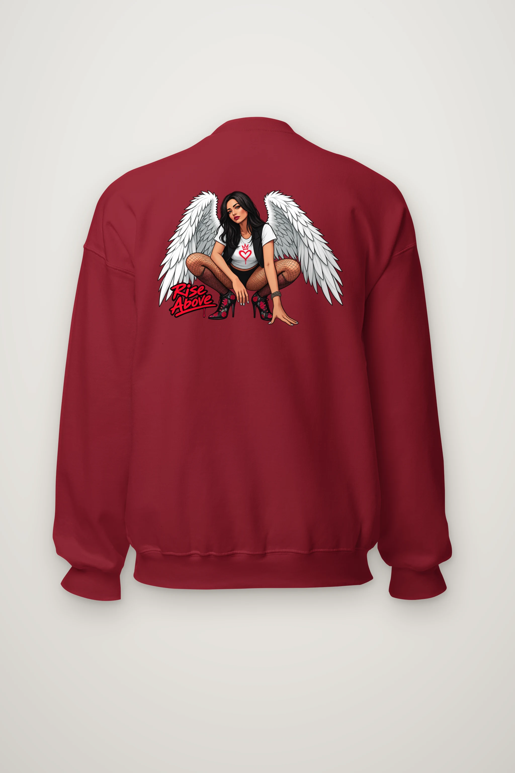 "Winged Resolve" Heavy Blend Unisex Crewneck Sweatshirt