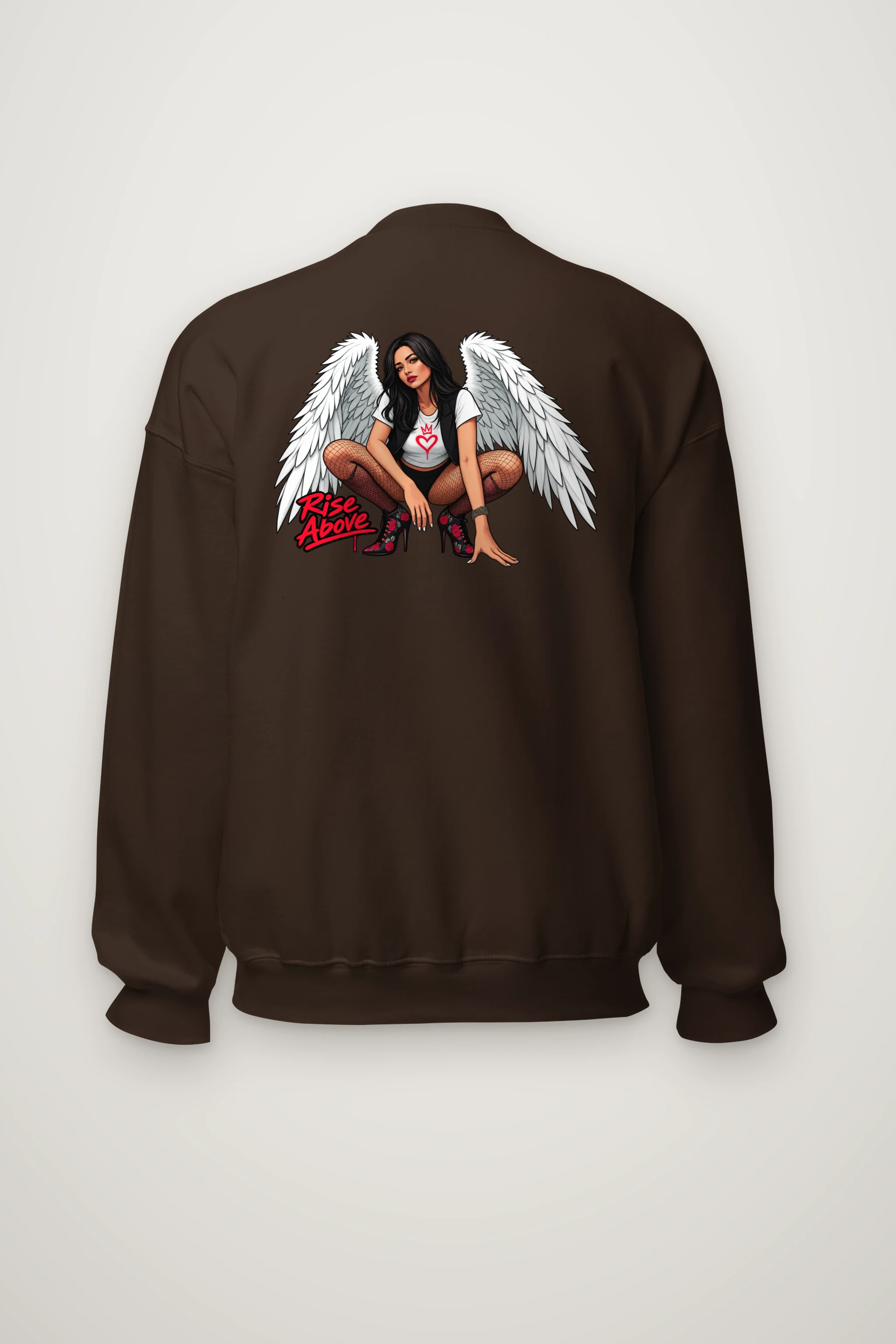 "Winged Resolve" Heavy Blend Unisex Crewneck Sweatshirt