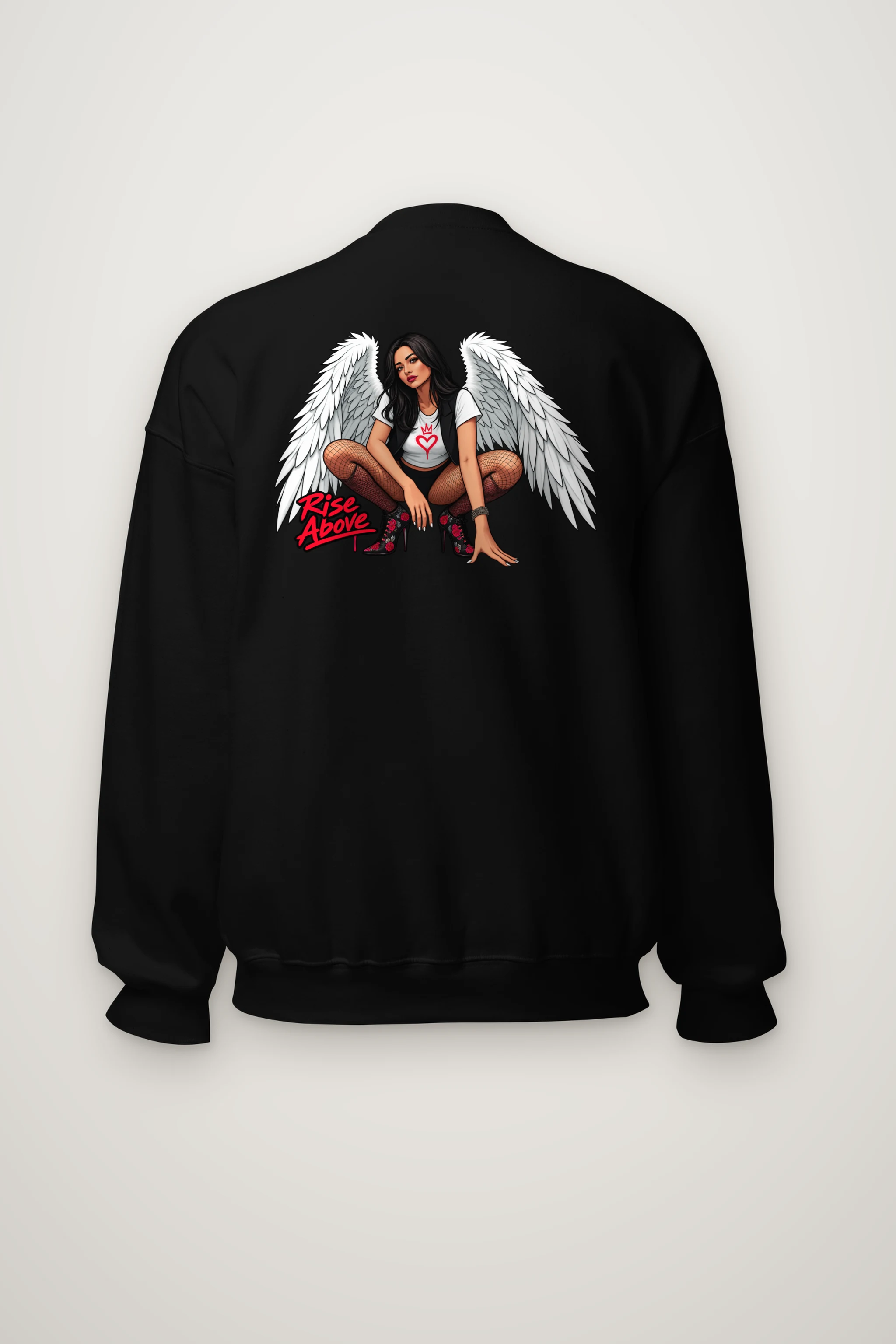 "Winged Resolve" Heavy Blend Unisex Crewneck Sweatshirt