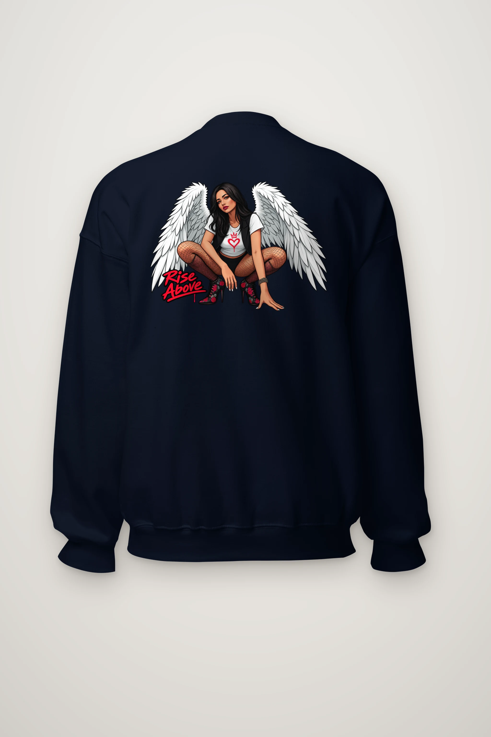 "Winged Resolve" Heavy Blend Unisex Crewneck Sweatshirt