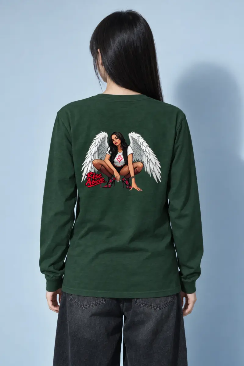 "Winged Resolve" Unisex Longsleeve T-shirt | Gildan 2400