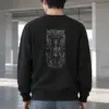 "Winged Skeletal Demon" Heavy Blend Unisex Crewneck Sweatshirt