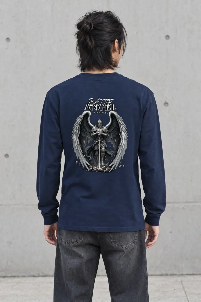 "Winged Sword Guardian" Unisex Longsleeve T-shirt