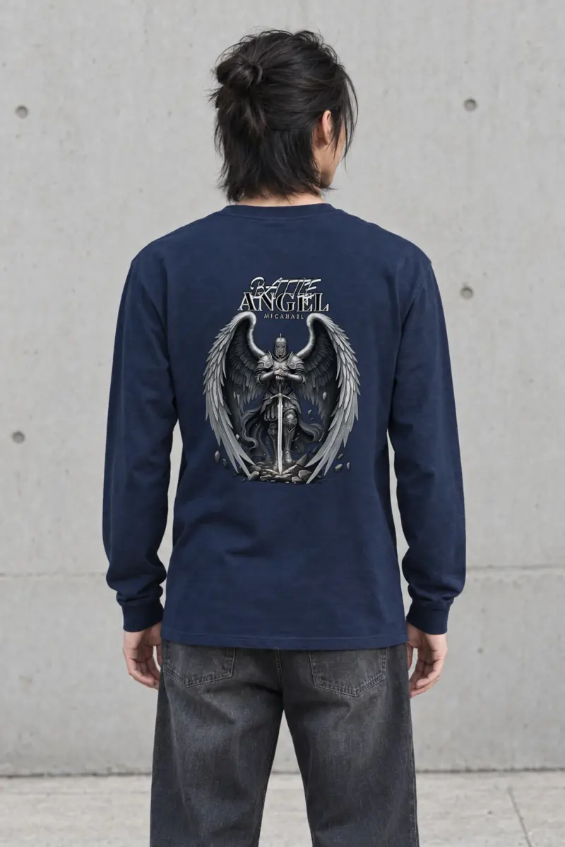 "Winged Sword Guardian" Unisex Longsleeve T-shirt