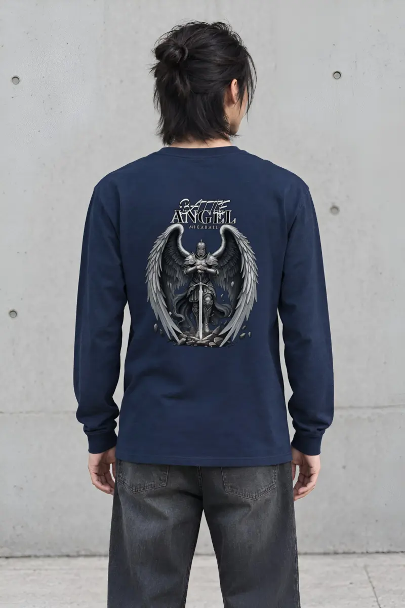 "Winged Sword Guardian" Unisex Longsleeve T-shirt