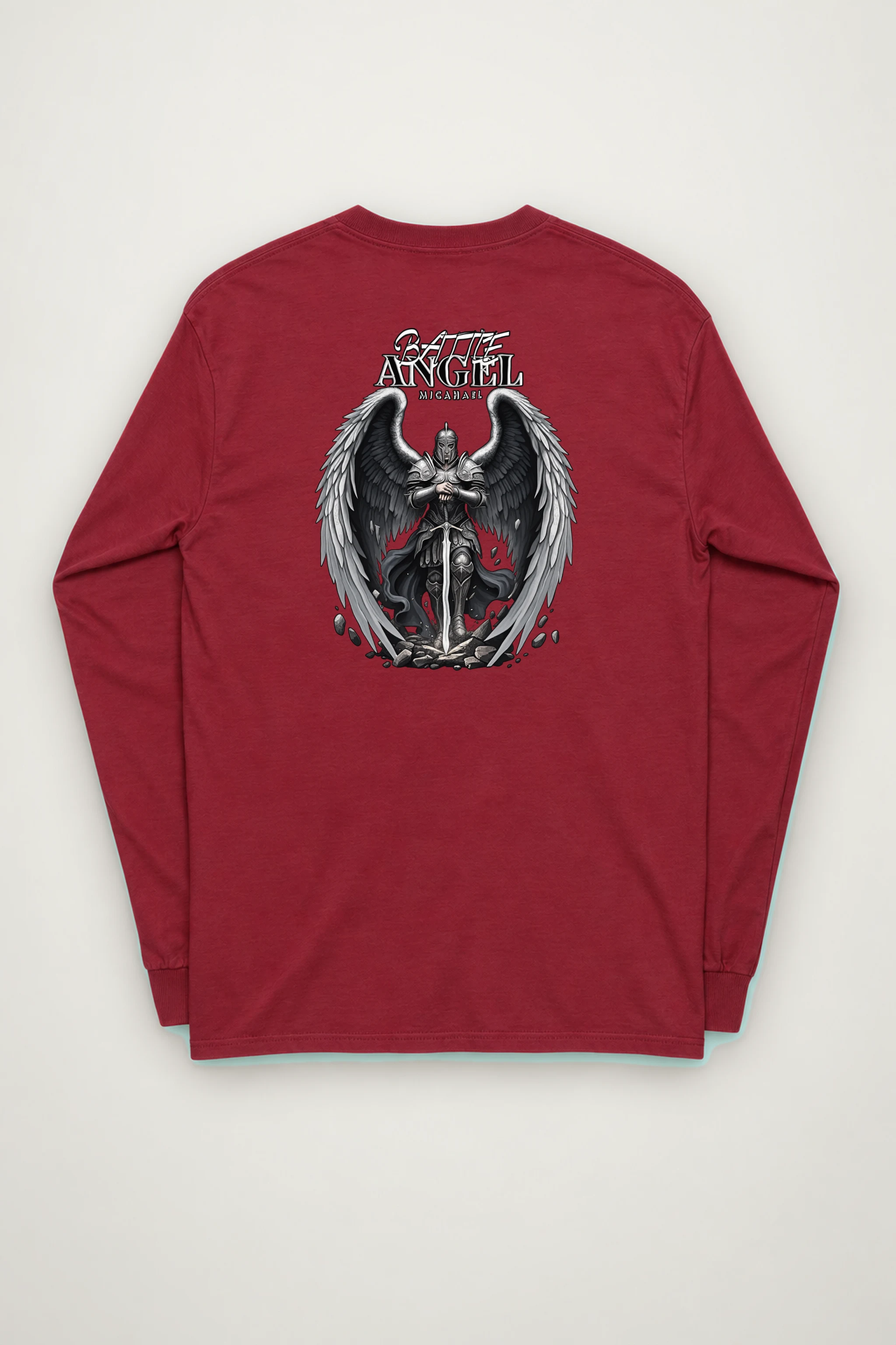 "Winged Sword Guardian" Unisex Longsleeve T-shirt