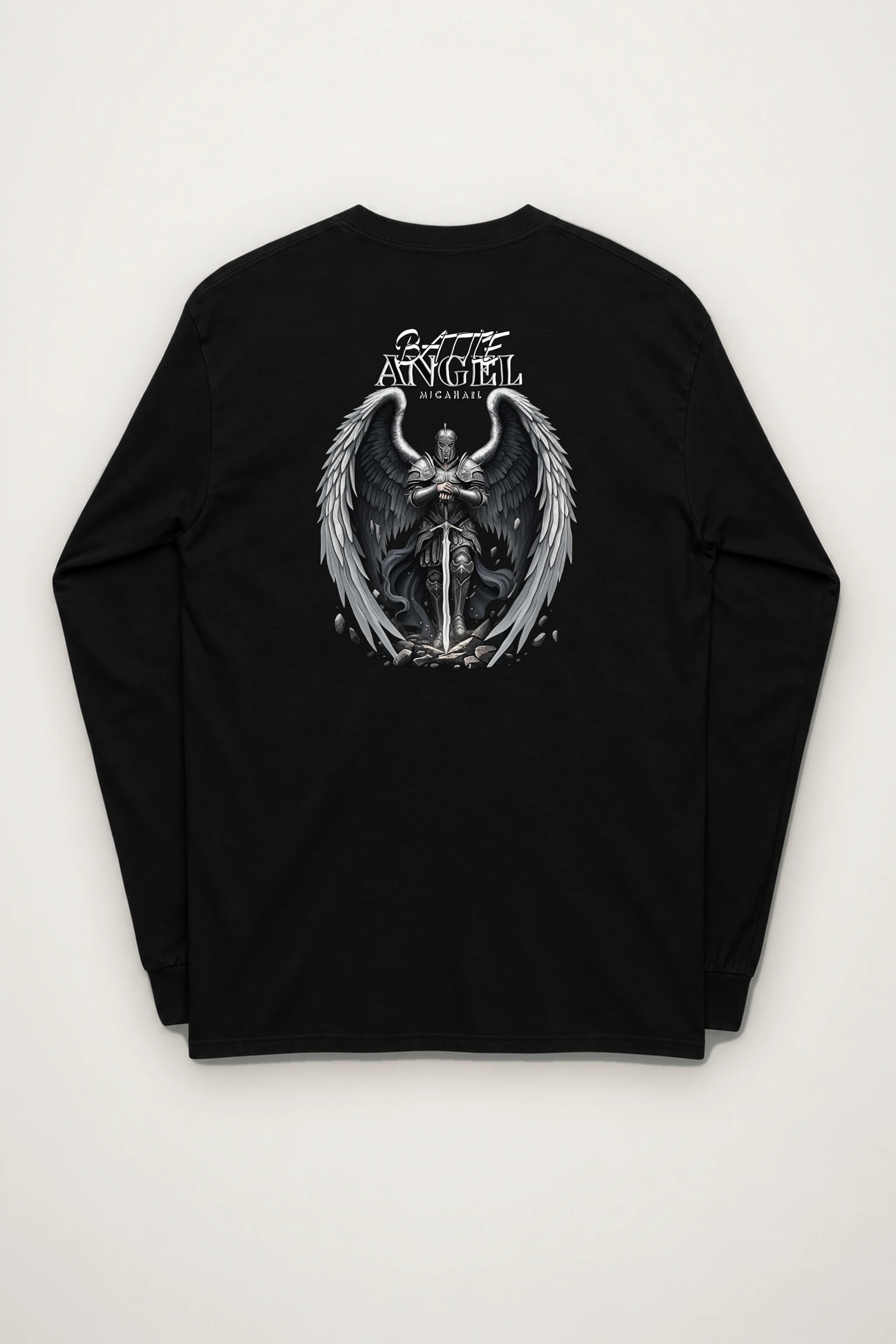 "Winged Sword Guardian" Unisex Longsleeve T-shirt