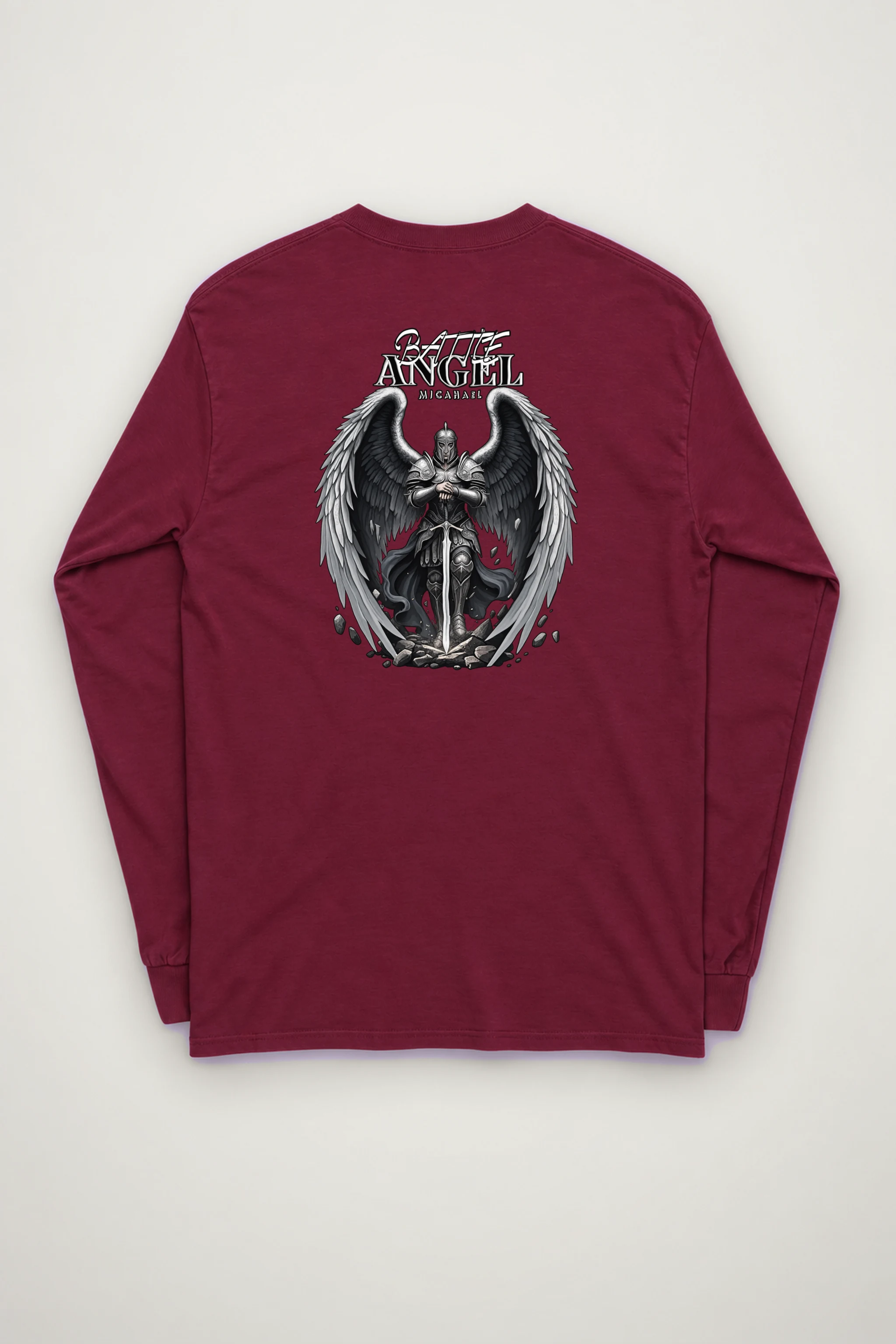 "Winged Sword Guardian" Unisex Longsleeve T-shirt