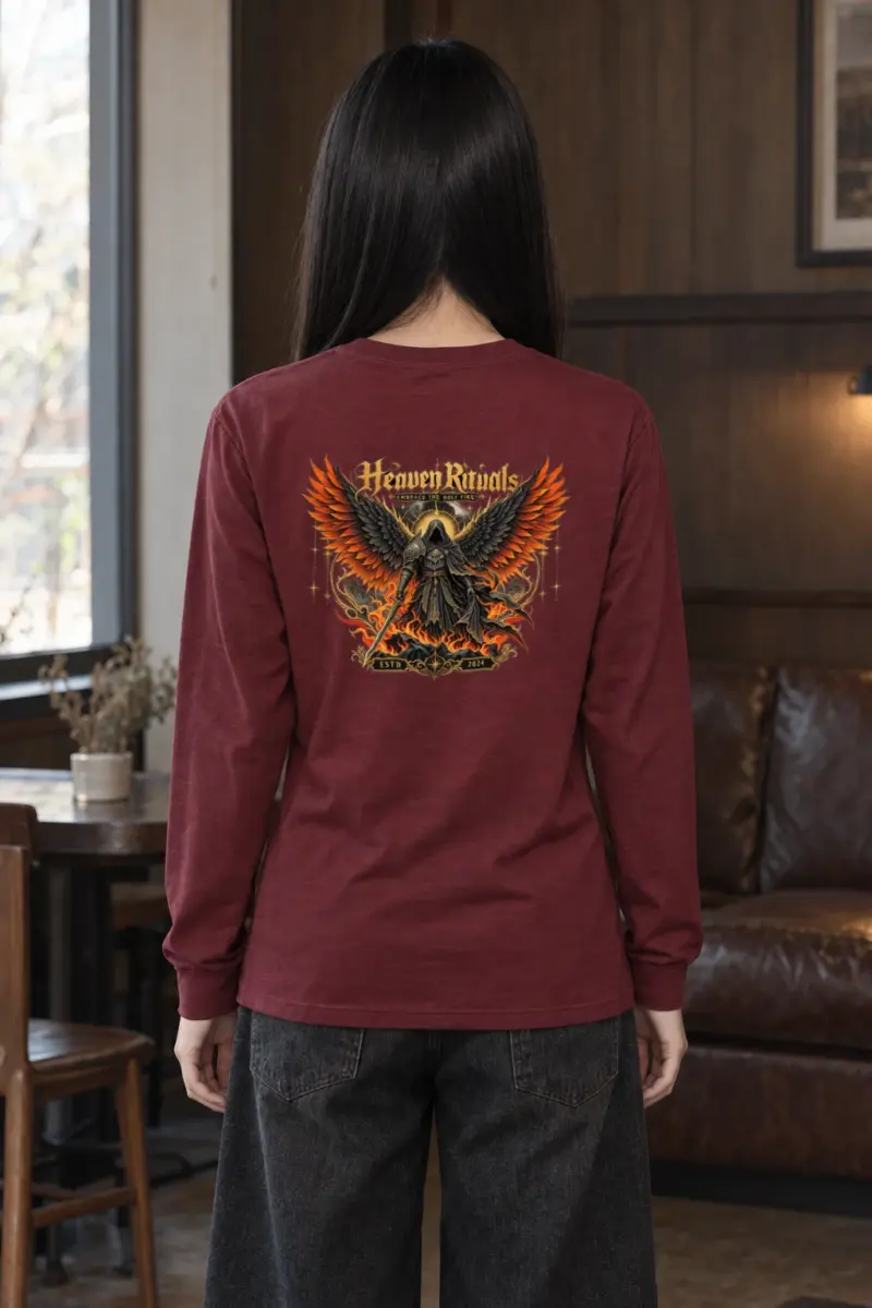 "Winged Sword Warrior" Unisex Longsleeve T-shirt
