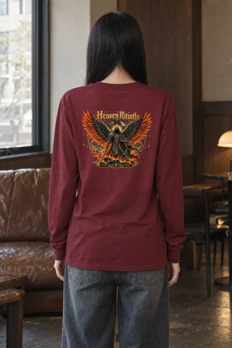 "Winged Sword Warrior" Unisex Longsleeve T-shirt | Gildan 2400