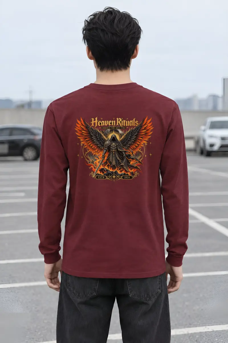 "Winged Sword Warrior" Unisex Longsleeve T-shirt