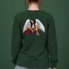 "Winged Woman Crouching" Unisex Longsleeve T-shirt