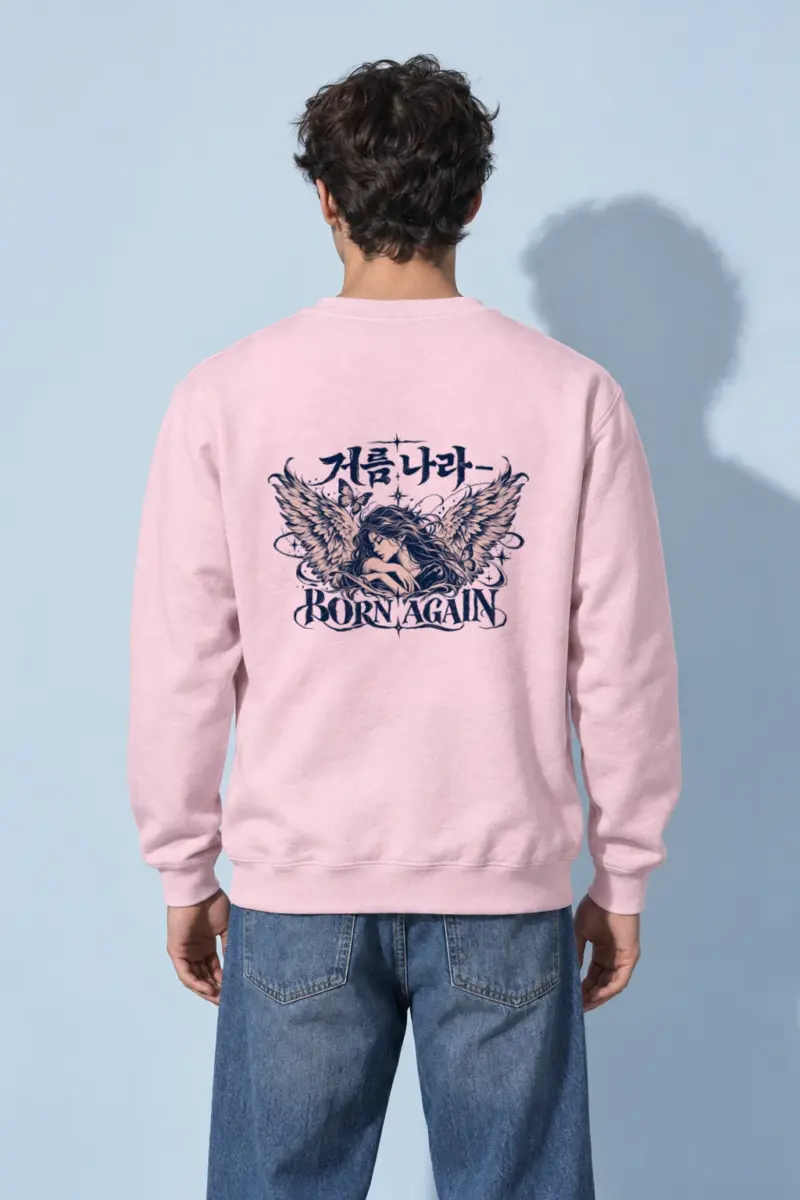 "Winged Woman Flourishes" Heavy Blend Unisex Crewneck Sweatshirt | Gildan 18000
