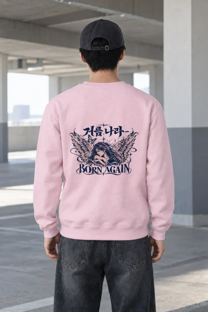"Winged Woman Flourishes" Heavy Blend Unisex Crewneck Sweatshirt
