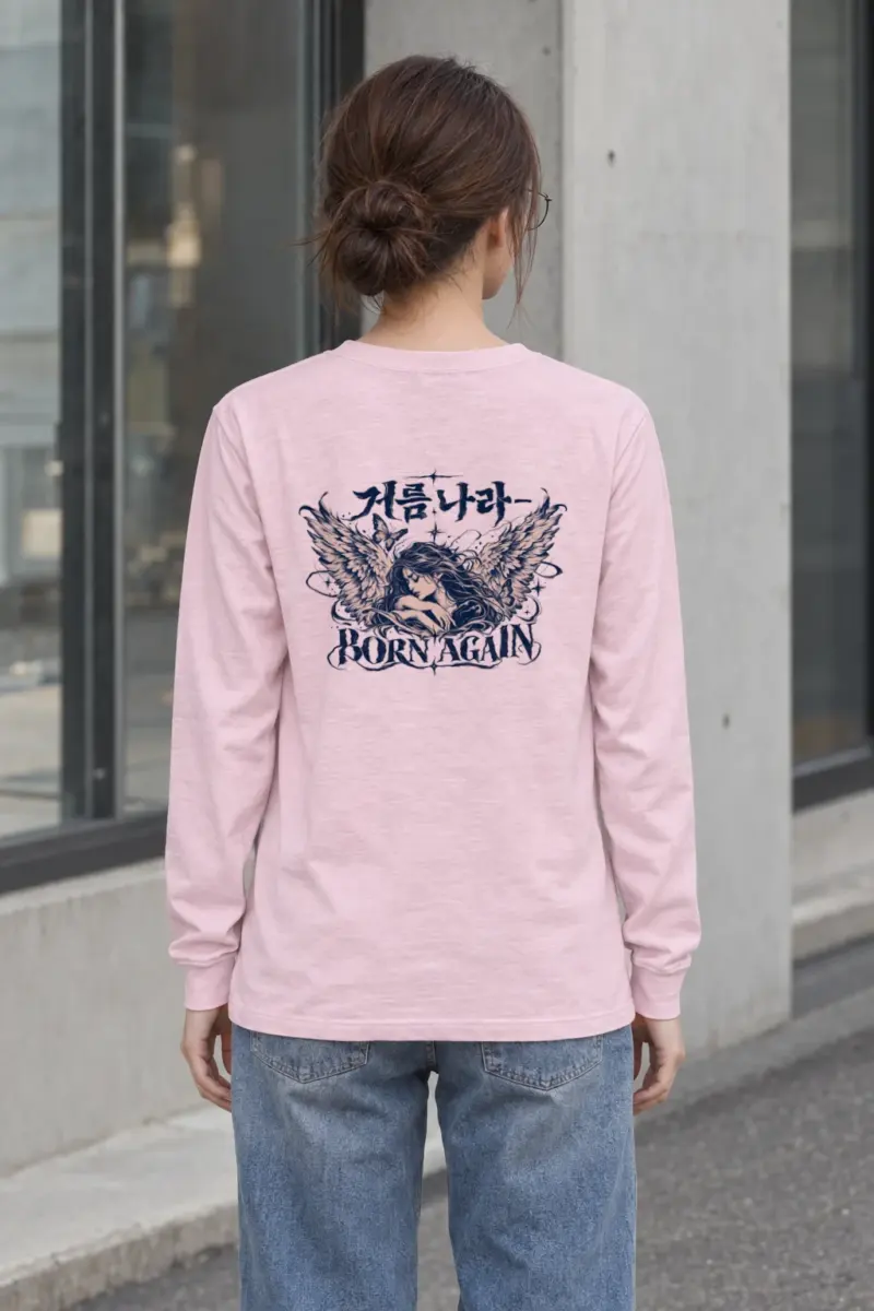 "Winged Woman Flourishes" Unisex Longsleeve T-shirt