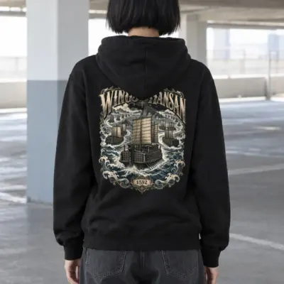 "Wings of Hansan 1592" Heavy Blend Unisex Pullover Hoodie