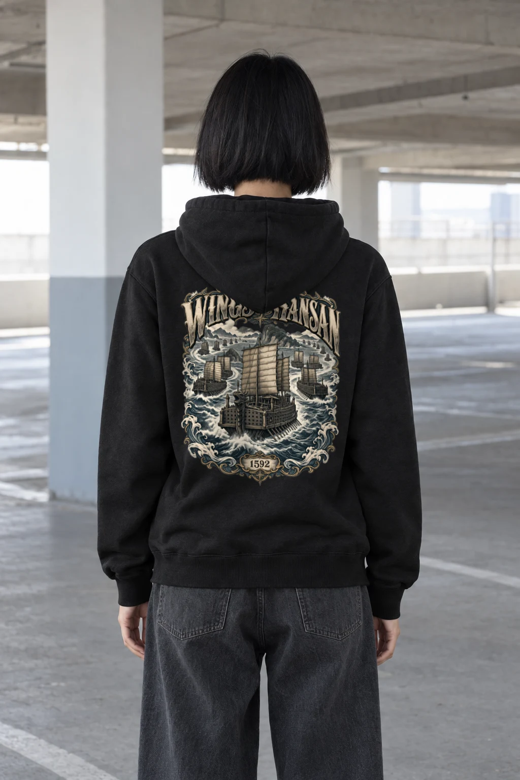 "Wings of Hansan 1592" Heavy Blend Unisex Pullover Hoodie